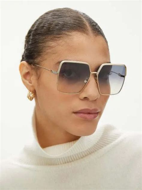 dior oversized square metal sunglasses|christian Dior sunglasses on sale.